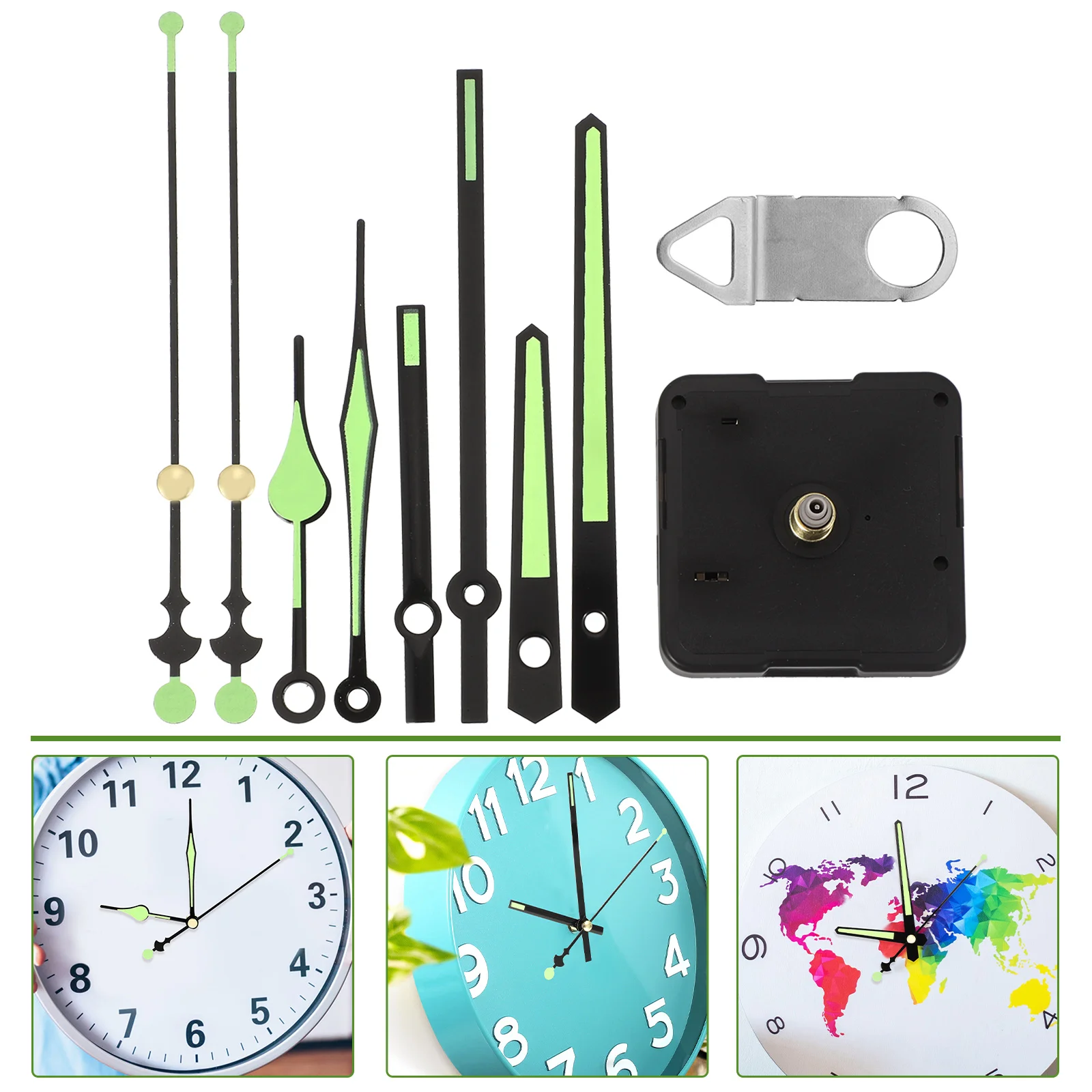 

DIY Clock Do It Yourself Making Kit Made Movement Replacement Mechanism Plastic Works