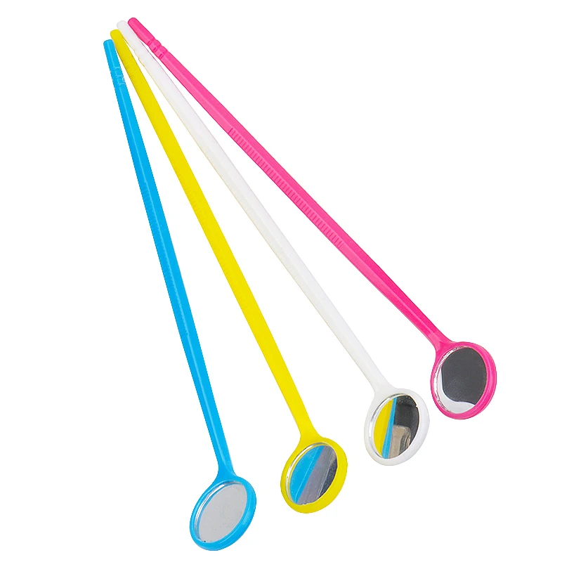 5 шт. зеркало для макияжа с пластиковой ручкой