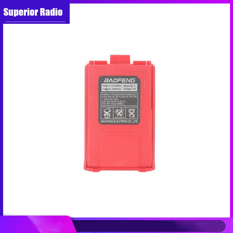 4pcs/10pcs UV-5R Battery Original Baofeng Walkie Talkie Accessories for Baofeng UV 5R 1800mAh Radio 7.4V Li-ion Battery UV5R enlarge