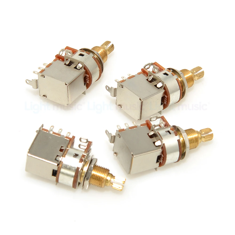1pcs Guitar Push Pull Potentiometer A250K B250K A500K B500K 18mm Brass Shaft Guitars Control Pot Potentiometers Parts (art.: 3920bc97e1372) - 3920bc97e1372