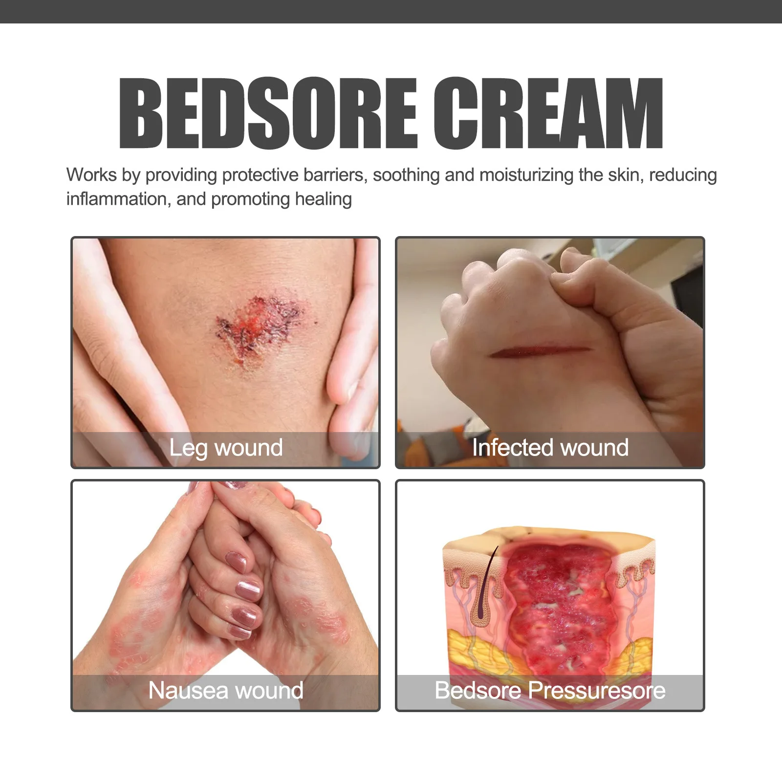 Антибактериальная мазь для лечения и восстановления гниения кожи