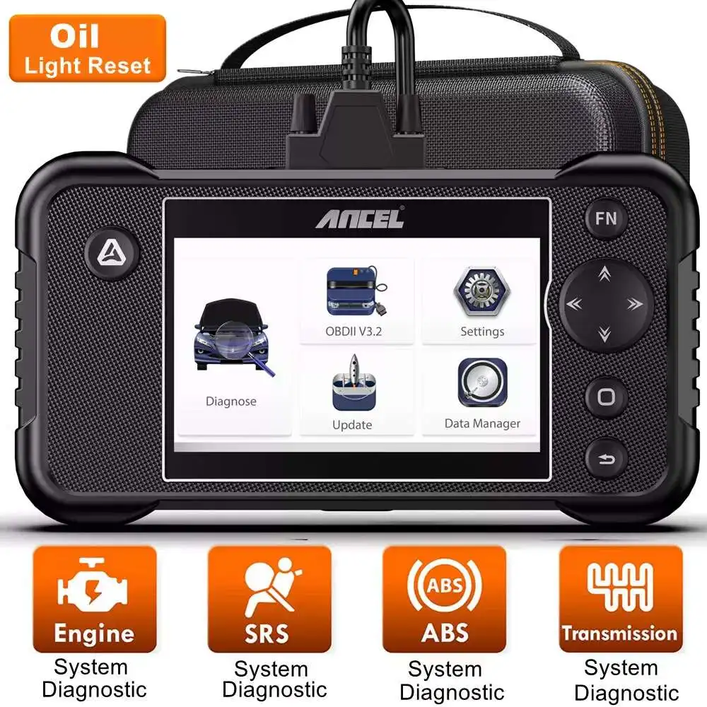 ANCEL FX3000 Elite автомобильный сканер OBD2 ABS SRS двигатель TCM диагностический инструмент