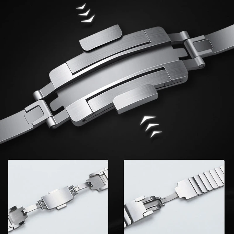 Фото Металлический ремешок 22 мм для часов Huawei GT2/3 Pro 46 мм, Amazfit GTR 2e 4/3 Pro, высококачественный деловой браслет для Samsung Gear S3 Frontier №4