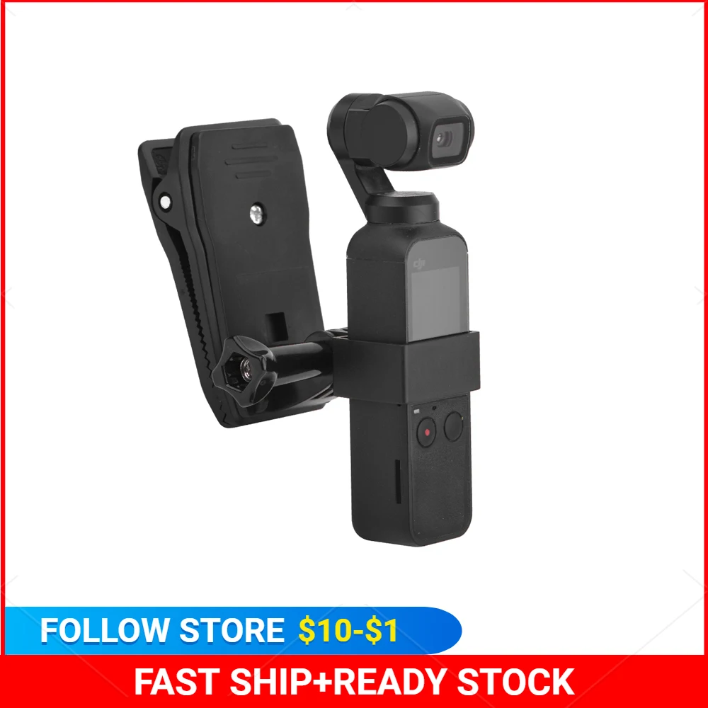 

Backpack/Bag Clamp Clip for Osmo Pocket with Gimbal Camera Fixed Adapter Mount for DJI Osmo Pocket Backpack Holder Accessories