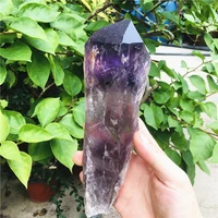 600 700gnatural amethyst quartz crystal tower room decortion home real stone wicca witchcraft energy wand spiritual chakra reiki