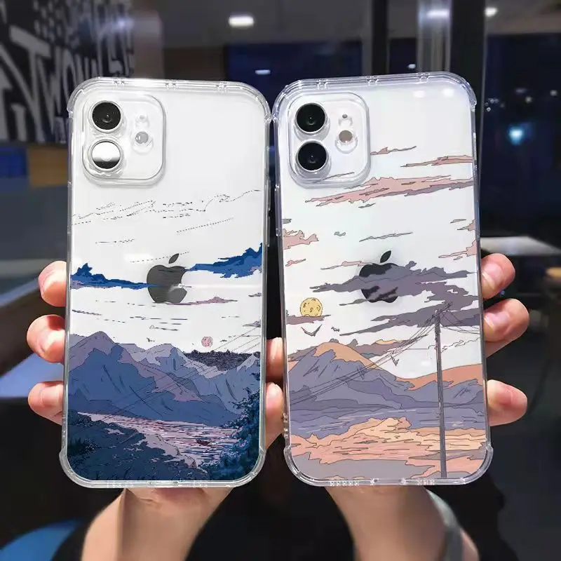 Чехол для телефона с изображением пейзажа и масляной живописи VIVO Y31 2021 4G Y51 Y53S Y53 Y55