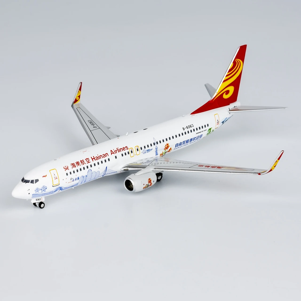Коллекционный самолёт из сплава 58192 подарок NG модель 1:400 авиакомпании Hainan Airlines