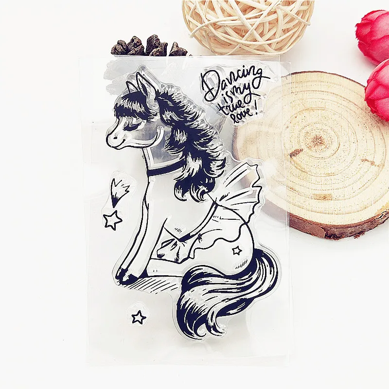 Прозрачный силиконовый штамп/печать сделай сам 9 х6 см |