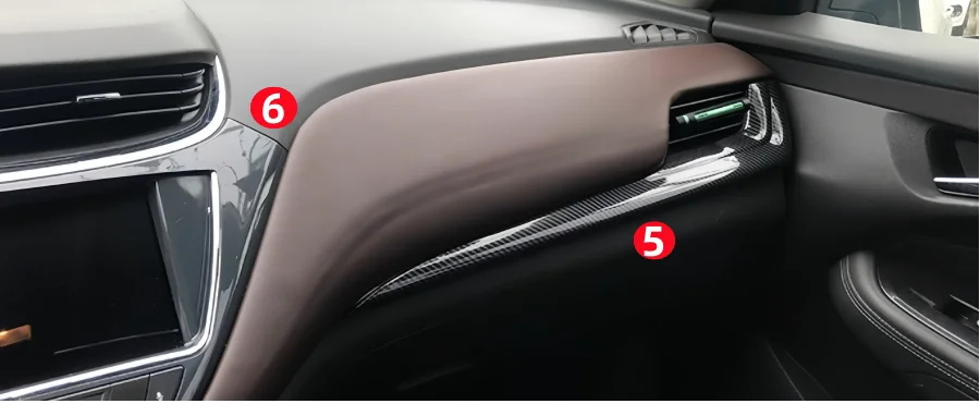 13 шт. салон автомобиля из углеродного волокна декоративная панель переключения