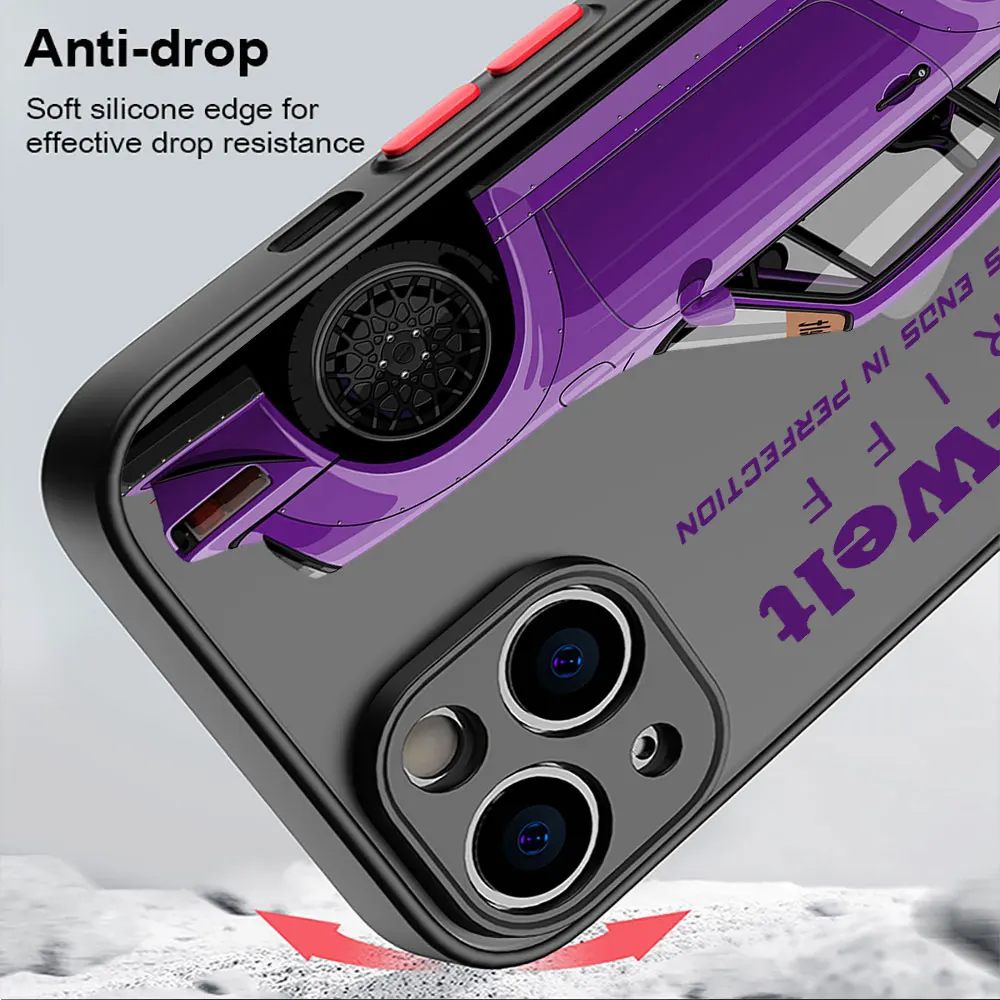 Чехол JDM для Apple iPhone 15 Plus 12 13 Pro 14 Max 11