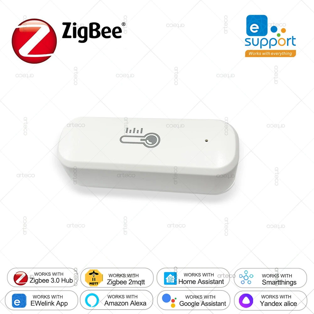 

Датчик температуры и влажности Zigbee Ewelink