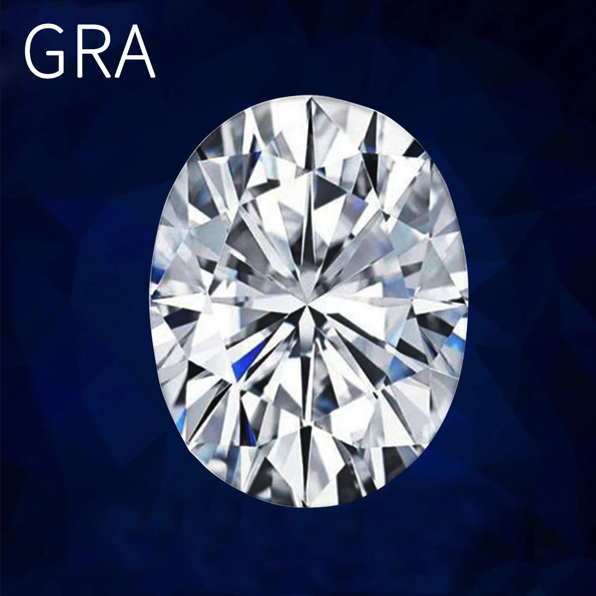 Loose Gemstones Moissanite Stone 0.5ct To 8ct D Color VVS1 Oval Diamond Shape Excellent Moissanite Gems For Ring With GRA