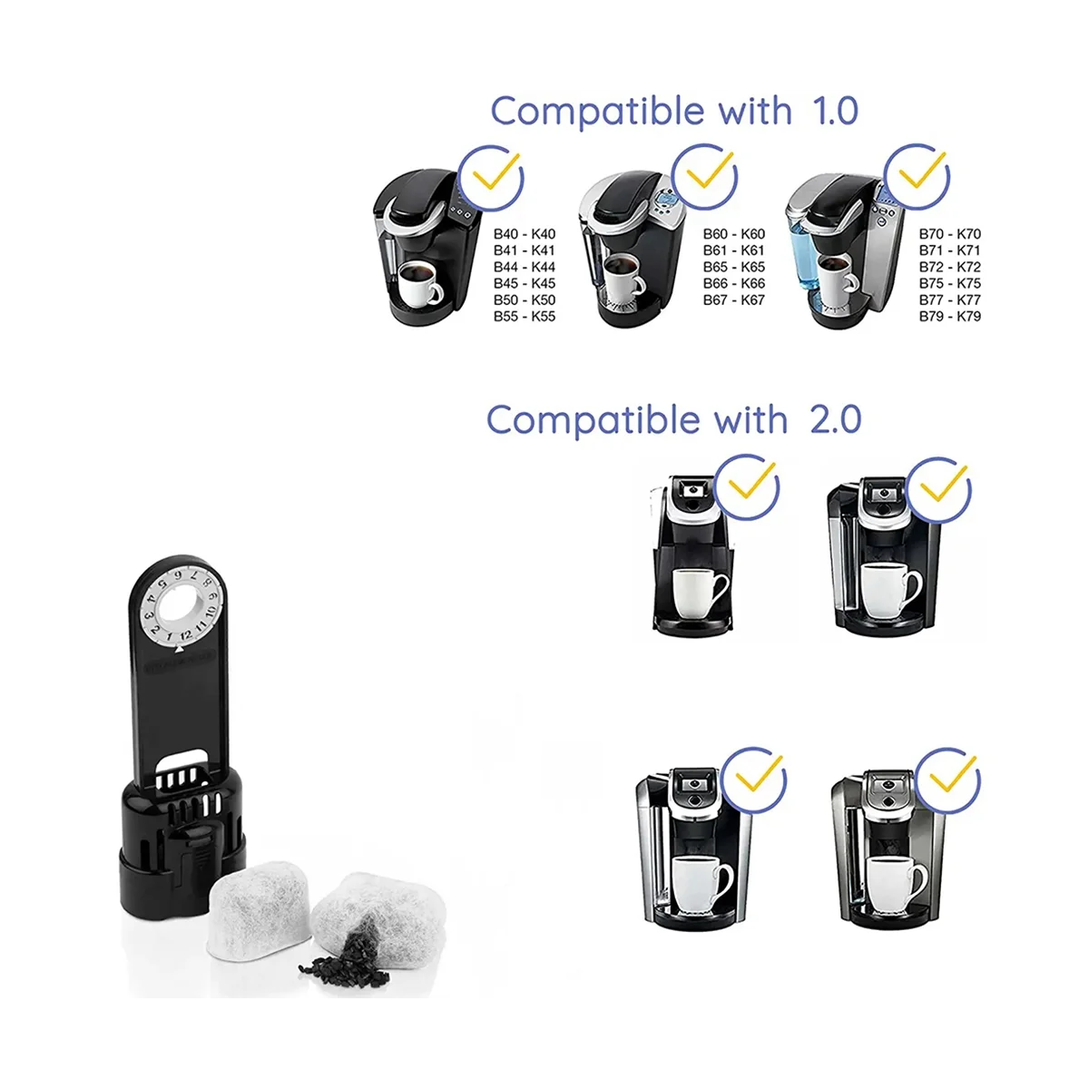 6 шт./упаковка фильтры для воды Breville BWF100