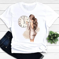 fashion clothes t women watercolor 90s wine cute casual tshirt summer top female short sleeve tee shirt lady graphic t shirts