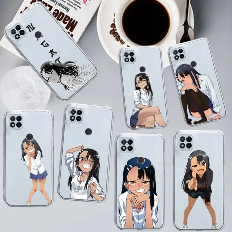 

Nagatoro San japan anime Phone Case Transparent for Xiaomi redmi note x f poco 10 11 9 7 8 3 i t s E pro cover shell coque