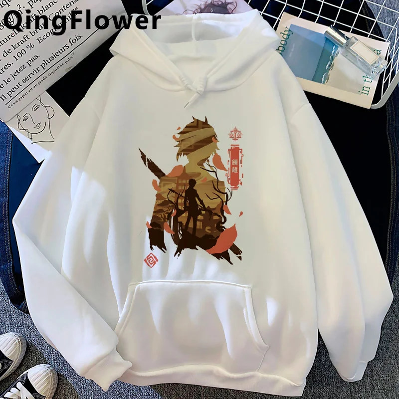 

Genshin Impact Xiao Hu Tao Kaedehara Kazuha hoodies male streetwear y2k aesthetic men pullover Korea printed