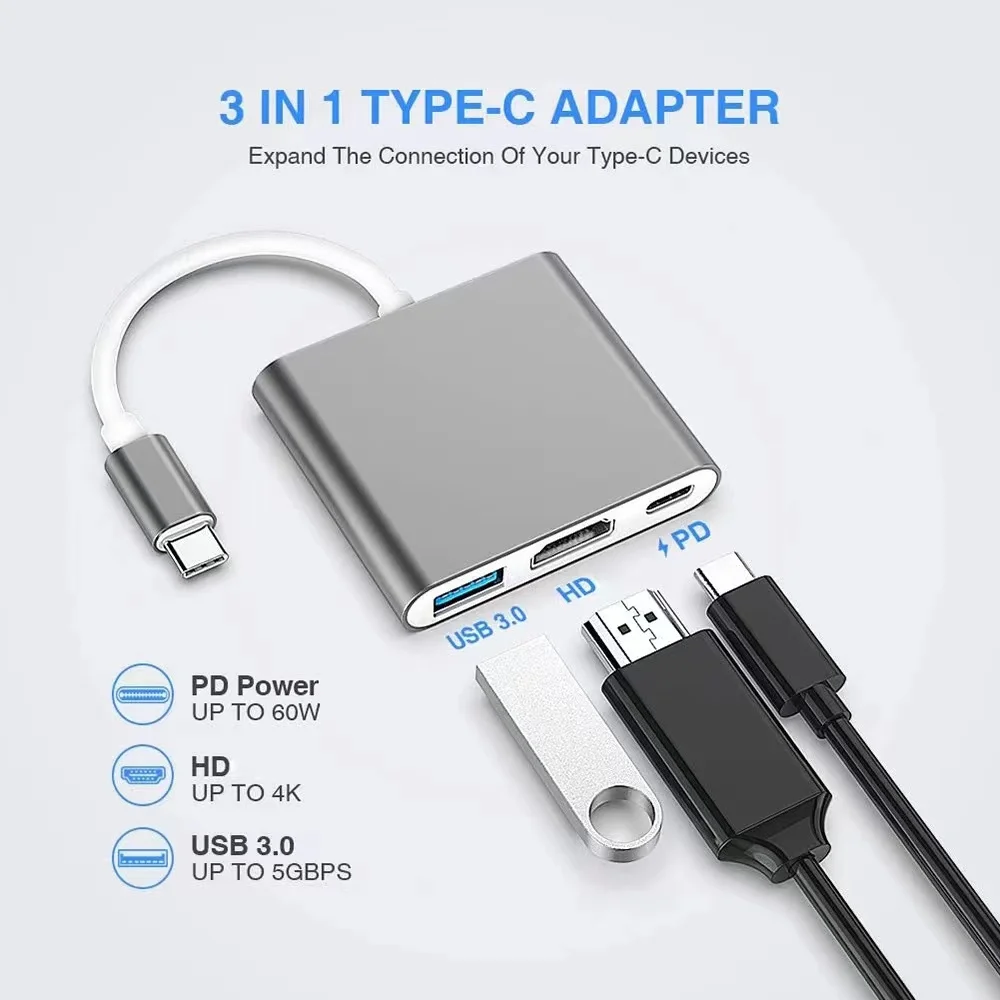 

Type C Adapter Hdmi Dex Usb S8 S9 S10 Note 8 9 10 Macbook