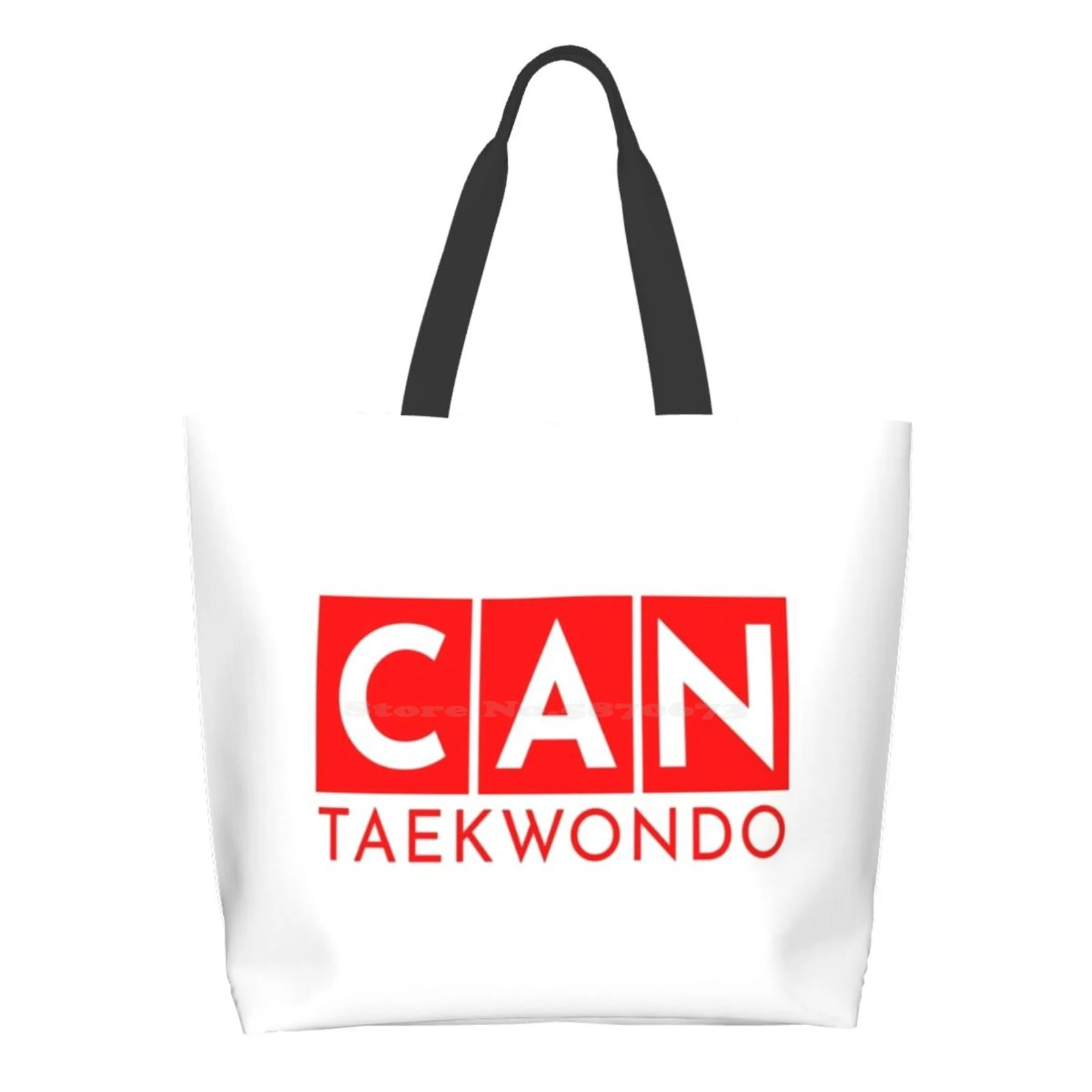 

Многоразовая складная сумка для покупок, Канада, тхэквондо, большой размер, японская летняя спортивная игра, медаль для спортсменов и стадионов, боевое искусство команды