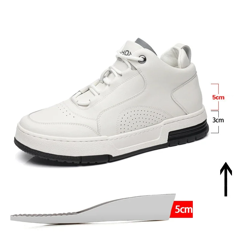Мужские кроссовки обувь-лифт дышащая обувь на скрытом каблуке для мужчин