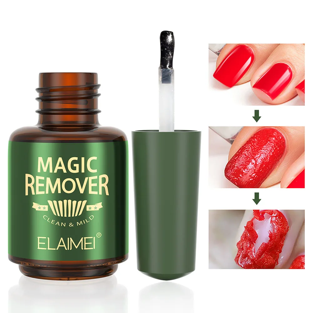 

15ml Nail Gel Polish Remover No Pain Fast Nail Removal For Soak-Off UV Gel Burst Nail Gel Cleanser Nail Art Tool