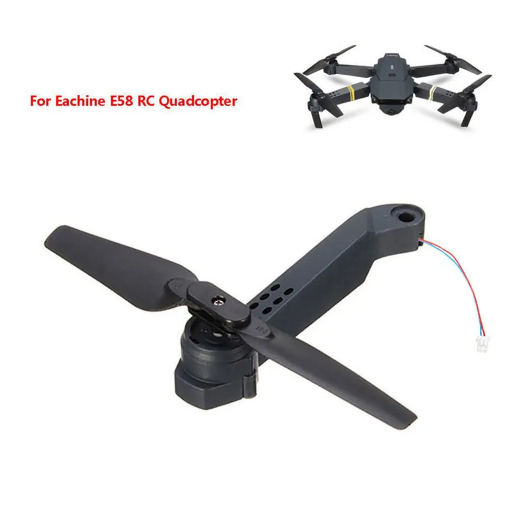 Оригинальные запасные части для радиоуправляемого квадрокоптера Eachine E58, осевые рычаги с мотором и пропеллером для FPV дрона, запасные части, запасные АКС.