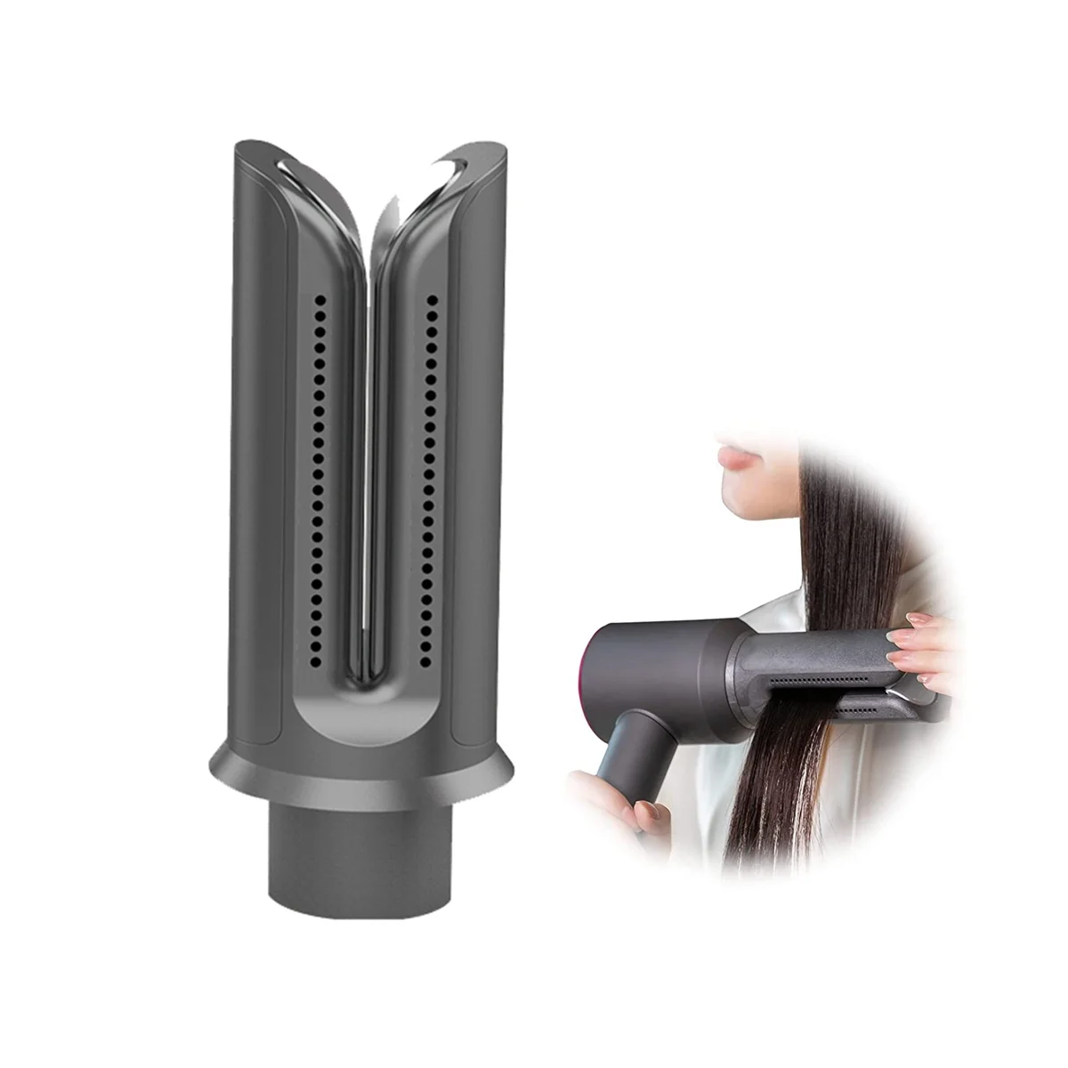 

For HD01/HD02/HD03/HD04/HD08/HD15 Hair Dryer Straight Hair Nozzle Straight Board Clip+Wide Tooth Comb Styling Tool
