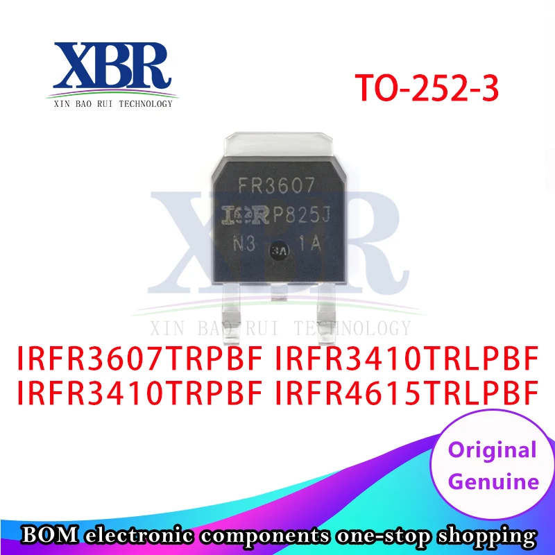 

10 шт IRFR3607TRPBF IRFR3410TRPBF IRFR3410TRLPBF IRFR4615TRLPBF TO-252-3 MOS трубка