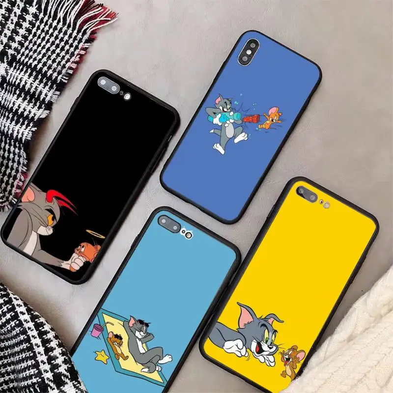 

Cat TOM Mouse JERRYS Phone Case For Huawei P8 P9 P10 P20 P30 P40 Lite Pro SMART2019 Cover Fundas Coque