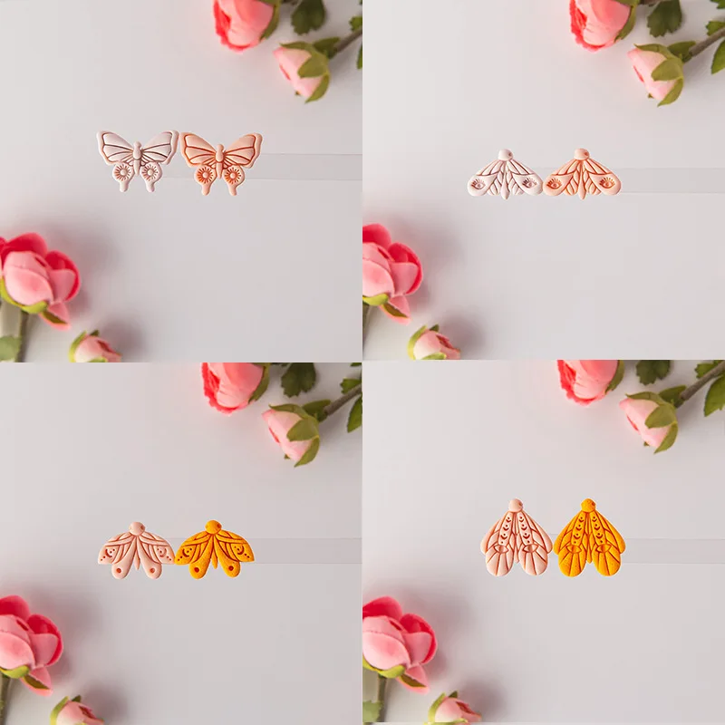 Искусственная полимерная кожа мягкая керамика серьги сделай сам ювелирные