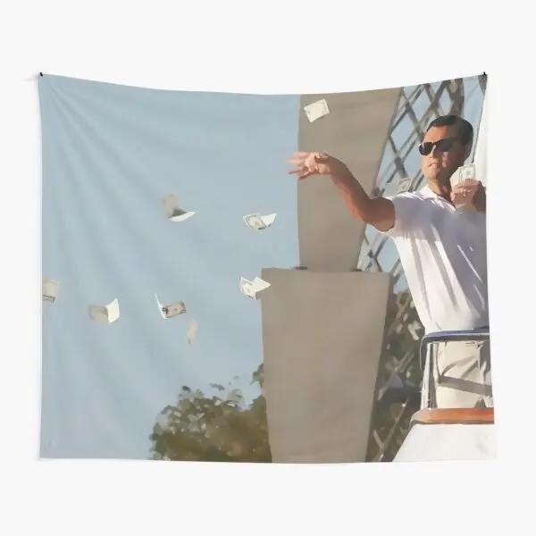 Покрывало с рисунком волк на стену улицы |