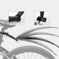 mtb road bicycle folding mudguards bike telescopic front rear fender kit quick release adjustable cycling frame rain cover