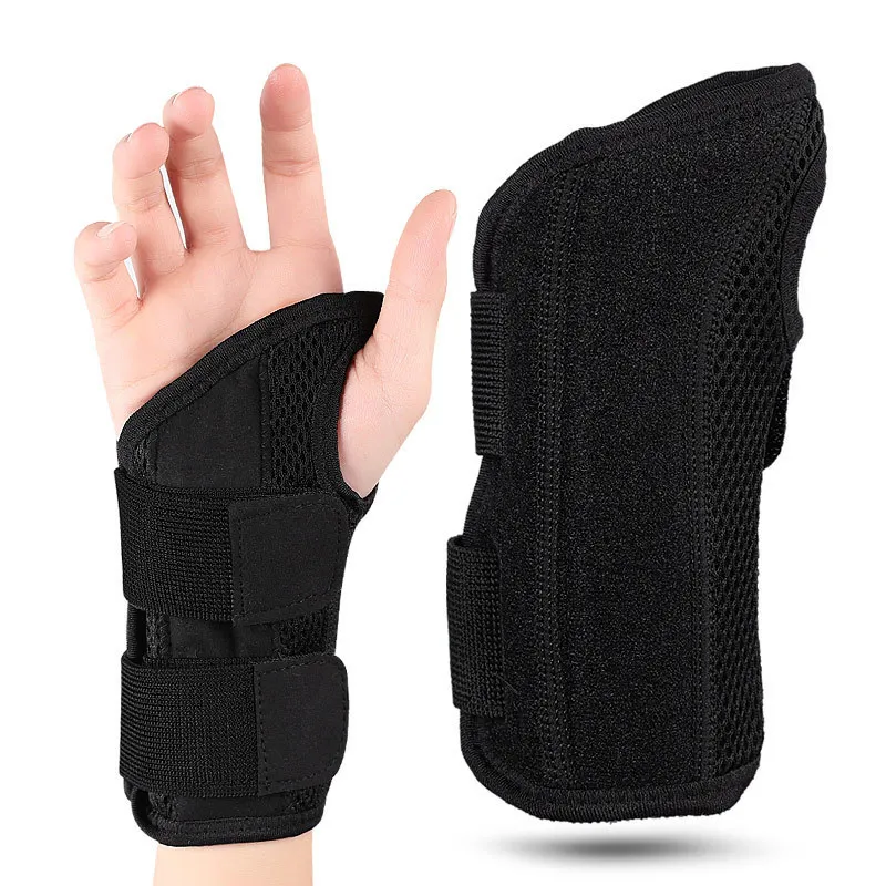 

Bidirectional Support Wrist Guard Fitness Exercise Adjustable Fixed Finger Guard Wrist Guard Cover Left and Right Hand