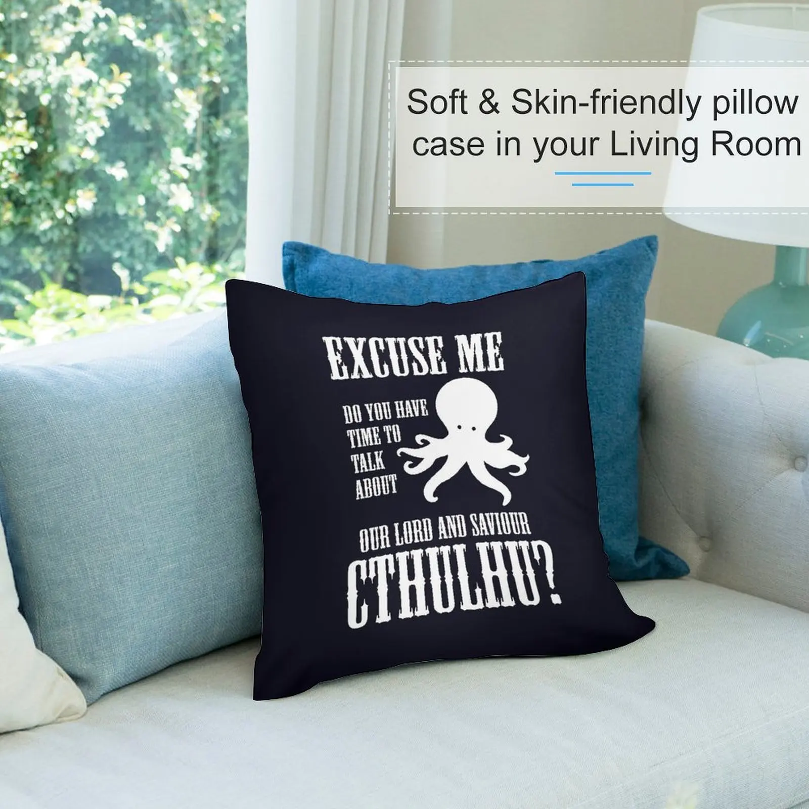 Диванная подушка наш властелин и спаситель Cthulhu Подушка детская комната