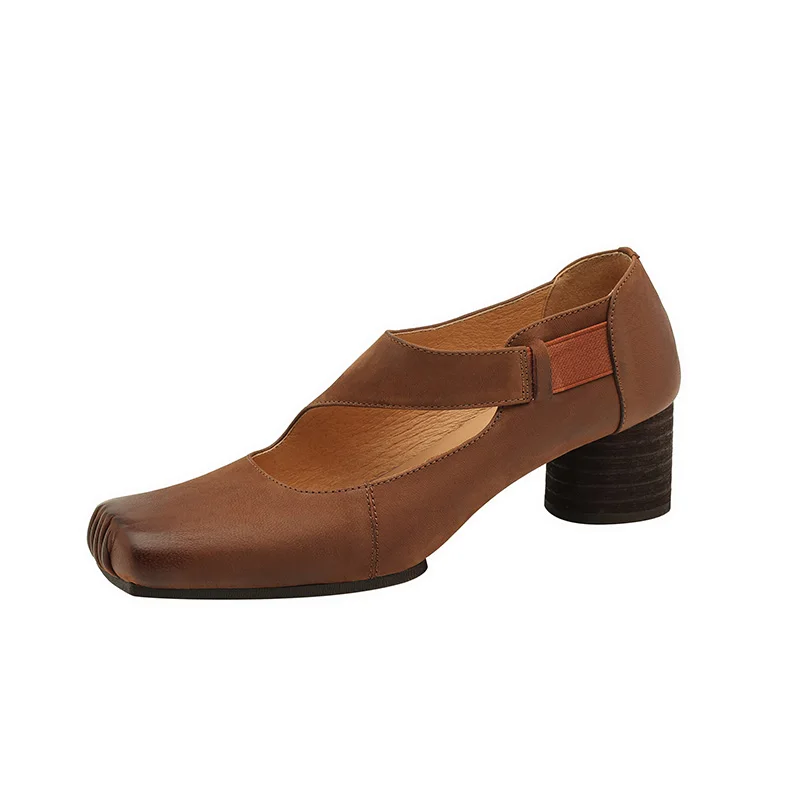 

(YYDD) Натуральная кожа квадратный носок полый балетный дизайн элегантные женские туфли-лодочки на высоком каблуке офисное свадебное платье женское