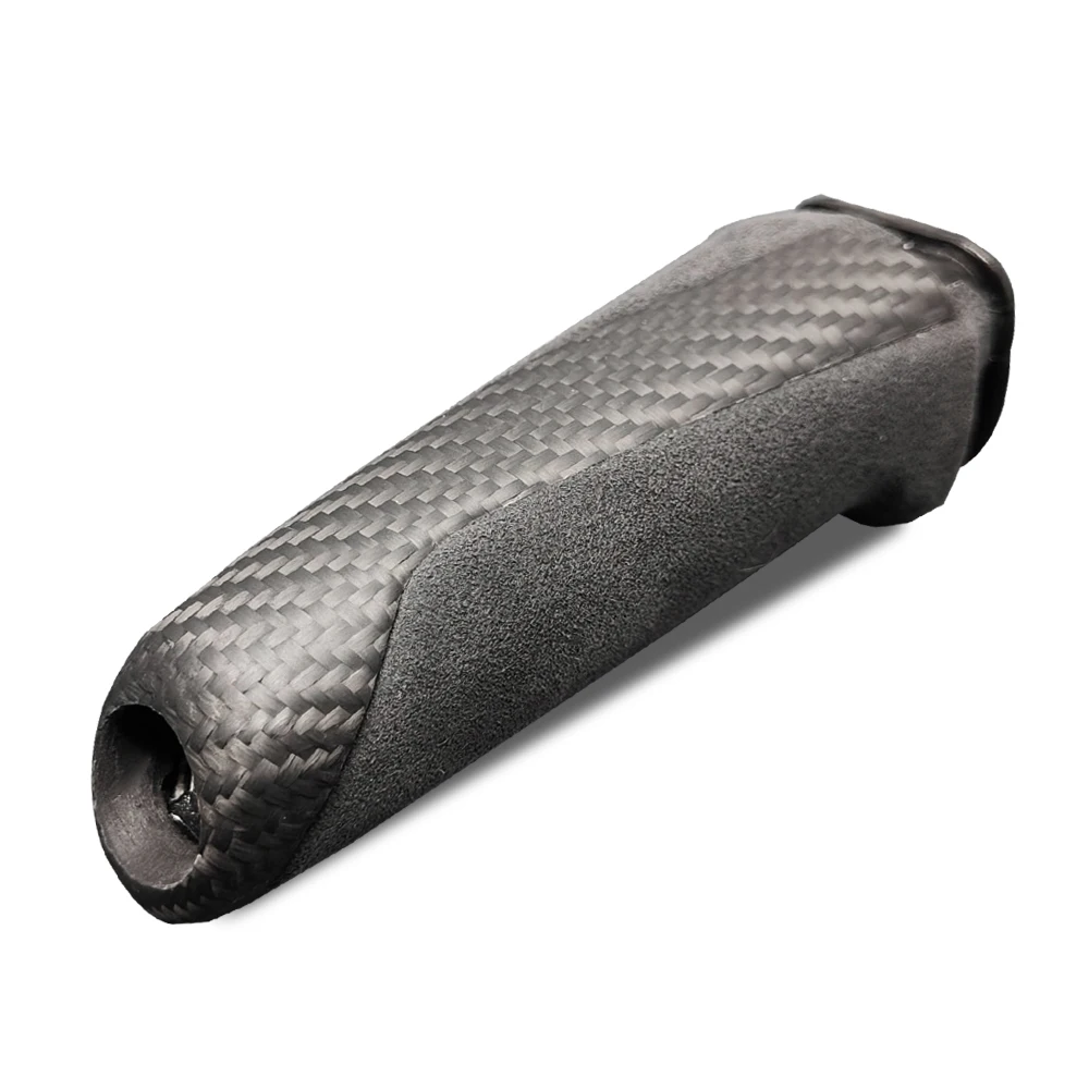 

Для BMW F22 E90 E92 E60 E39 F30 F31 F32 F34 F35 F10 F20 F80 F82 Чехол ручного тормоза из настоящего углерода, алькантара, аксессуары для интерьера