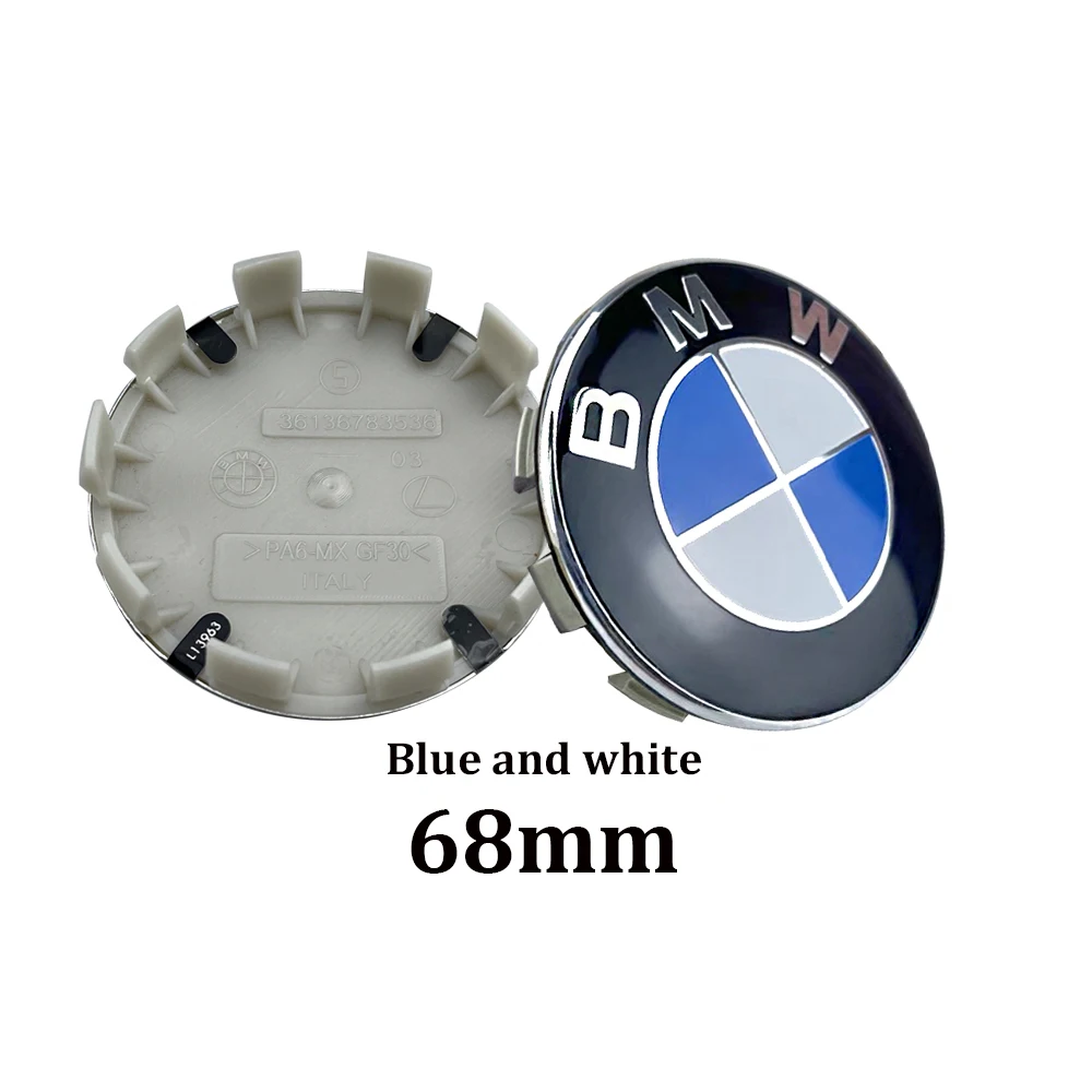 

4 шт. сине-белые колпачки для центра диска 68 мм 56 мм для BMW Mini E90 E46 F10 F30 E87 F20 G20 E60 E39 E92 E61 E36 X3 X5, аксессуары