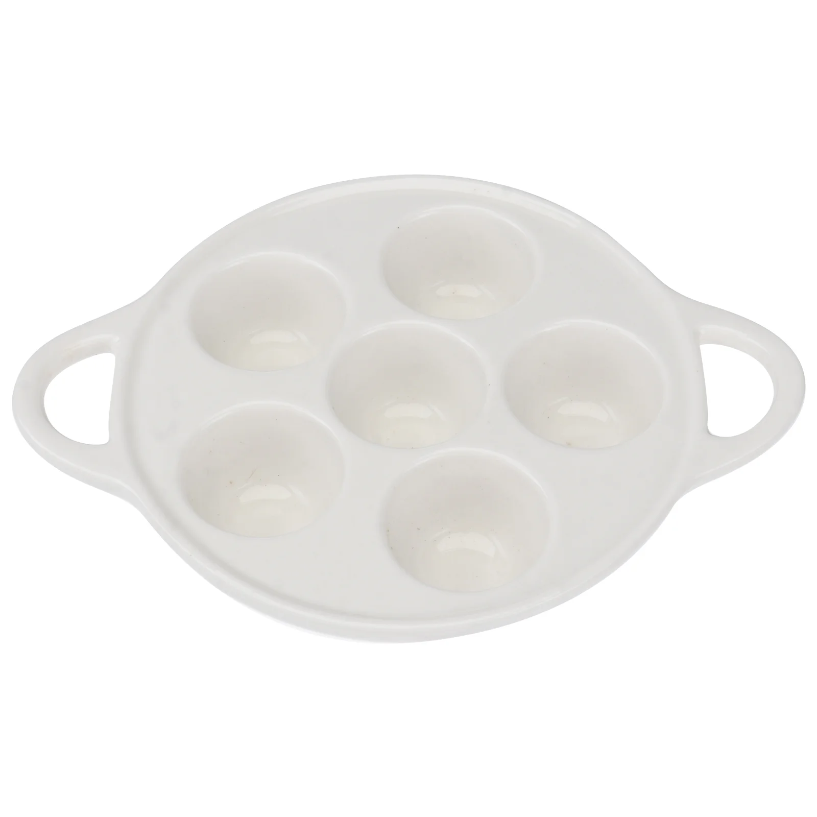 

1Pc Escargot Plate Snail Baking Dish 6 Holes Scargot Holder Cooking Tool