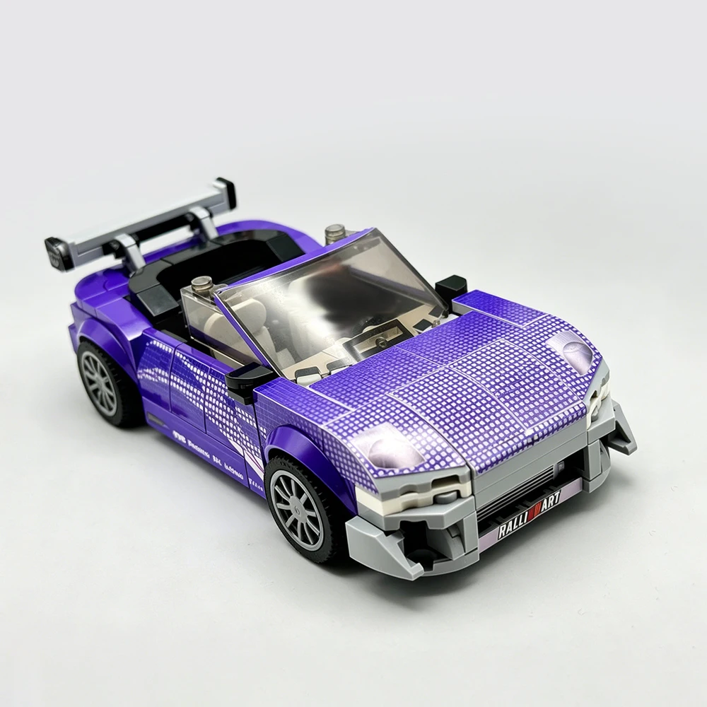 Фото Новая модель MOC Speed ​ ​ Конструктор «Классический гоночный автомобиль»: Модульная сборная модель для детей, подарочный набор для мальчиков №1