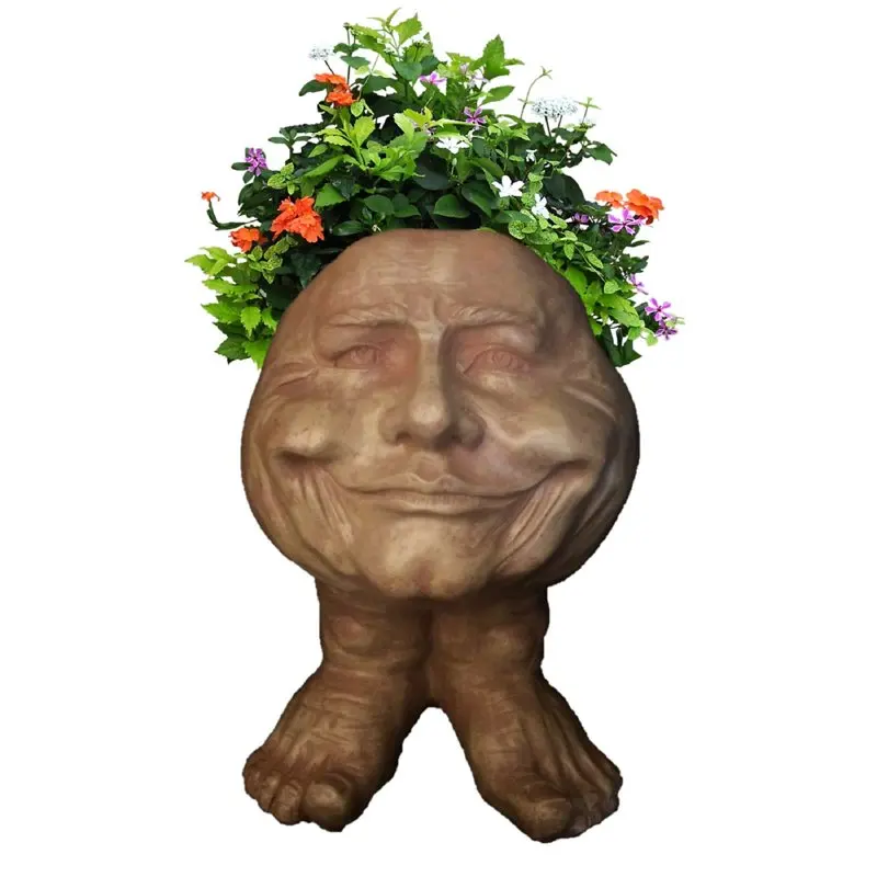 

Papa the Face Humorous Statue Planter Pot