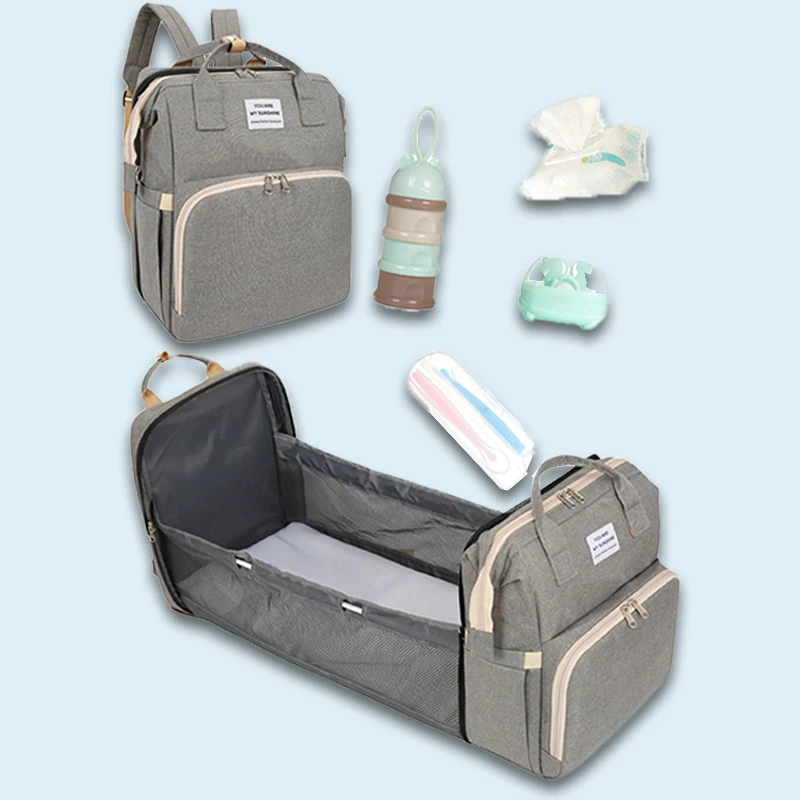 Модная Портативная детская складная кровать сумка для мам большой емкости