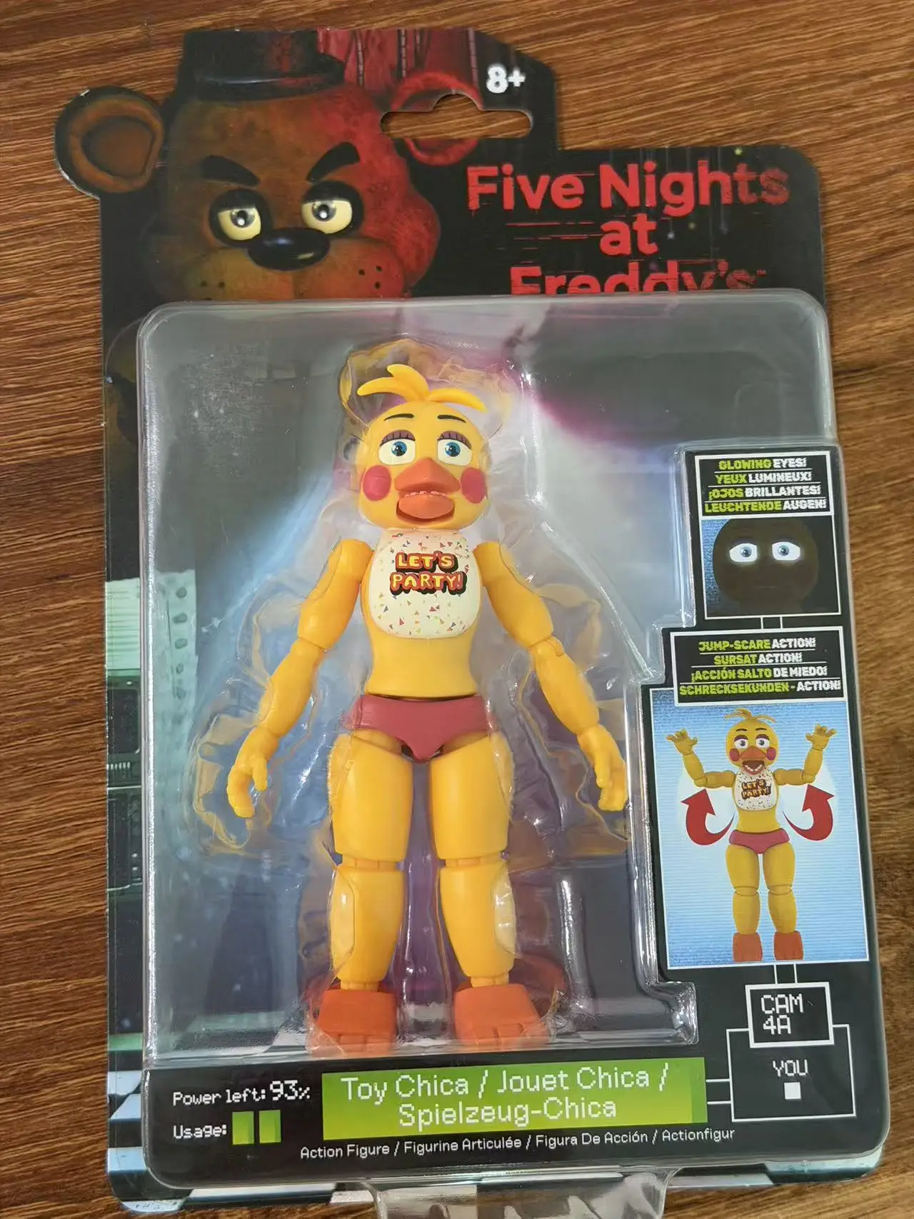 Фото Коллекционная фигурка Toy Freddy из игры Five Nights at Freddy's - 5-дюймовая подвижная фигурка с светящимися в темноте глазами, ручная работа №4