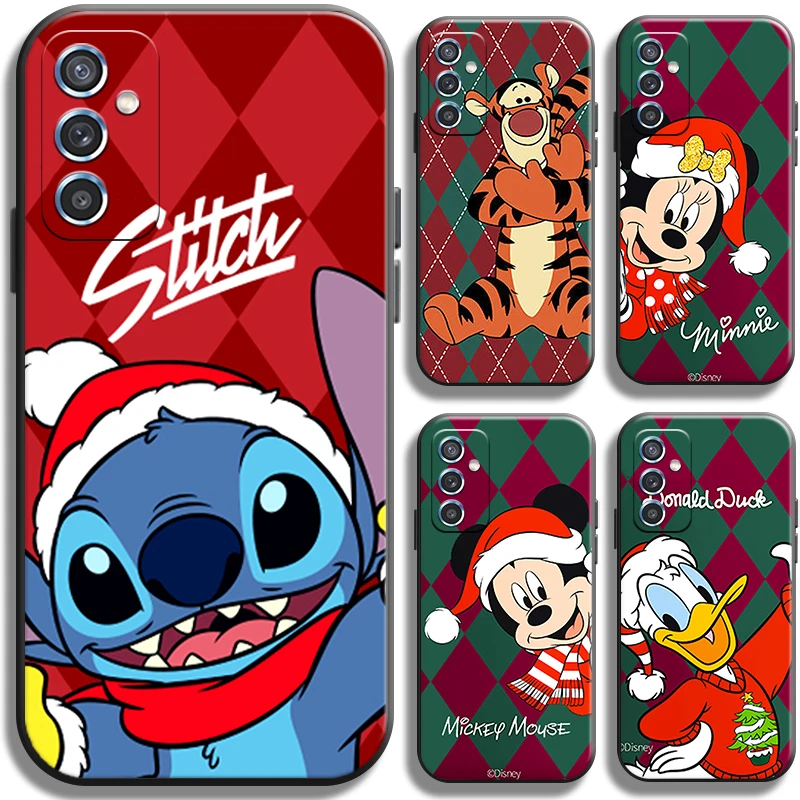 

Disney Mickey Stitch Duck Phone Case For Samsung Galaxy M10 M11 M12 M20 M22 M30 M30S M31 M31S M32 M51 M52 5G Coque Cover
