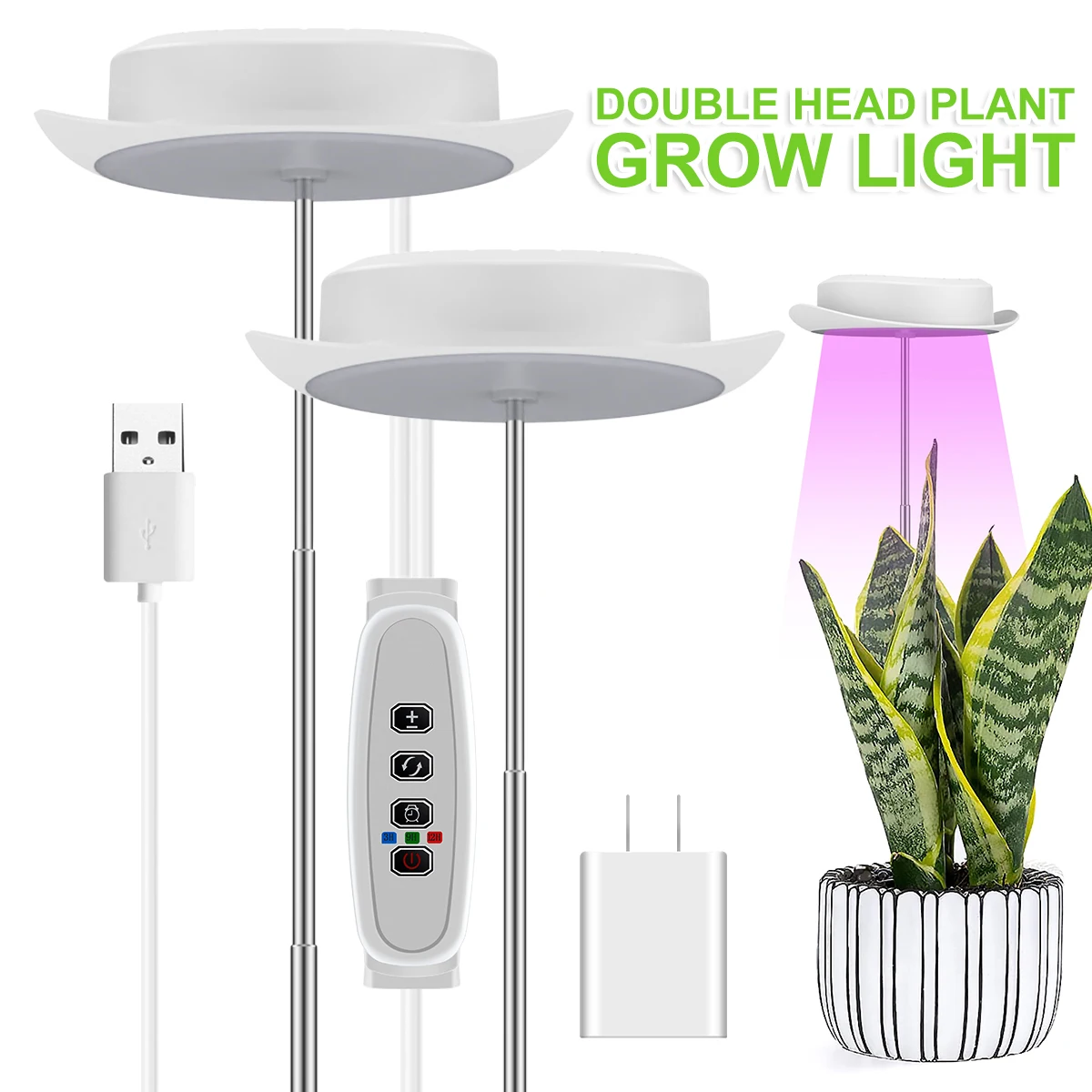 

Флейта для выращивания растений в помещении, флейта для выращивания растений с 3 таймерами и 10 уровнями регулировки высоты и полного спектра