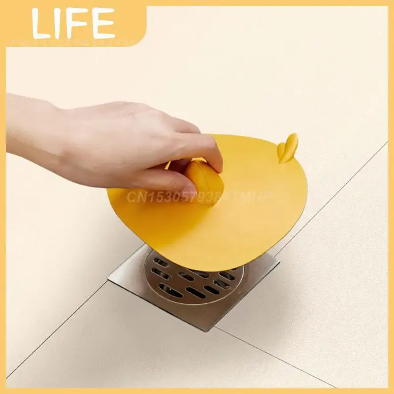 

Birds Shower Room Cartoonish Soft Seal Up Deodorization Floor Drain Cover