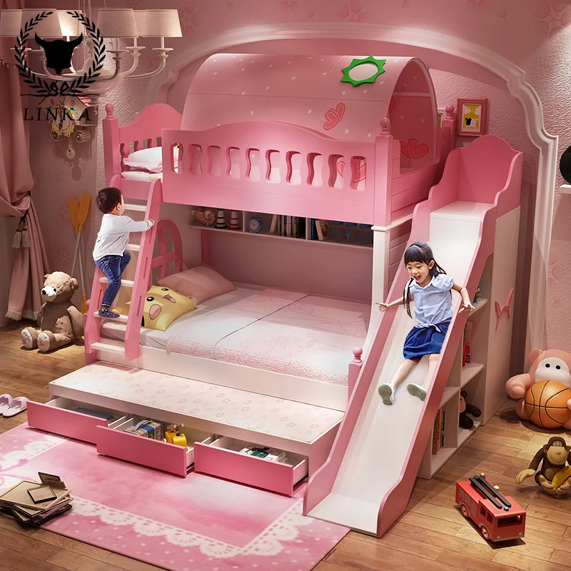

Подъемная и нижняя кровать, детская кровать, искусственная кровать, раздвижная лестница для матери, высокая и низкая кровать, многофункциональная двойная детская кровать