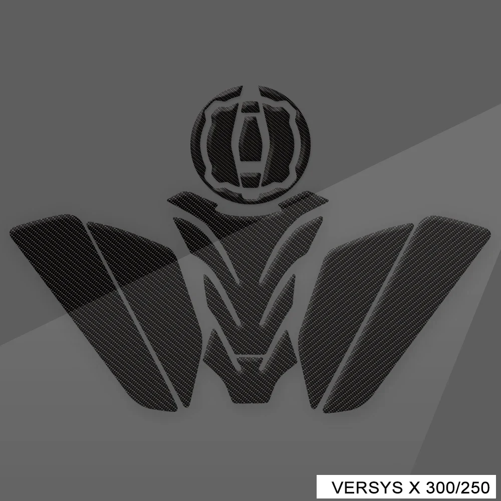 

Подходит для Versys 650X300X250 VersysX300, накладка на бак мотоцикла, защитная прозрачная наклейка из рыбьей кости, наклейка