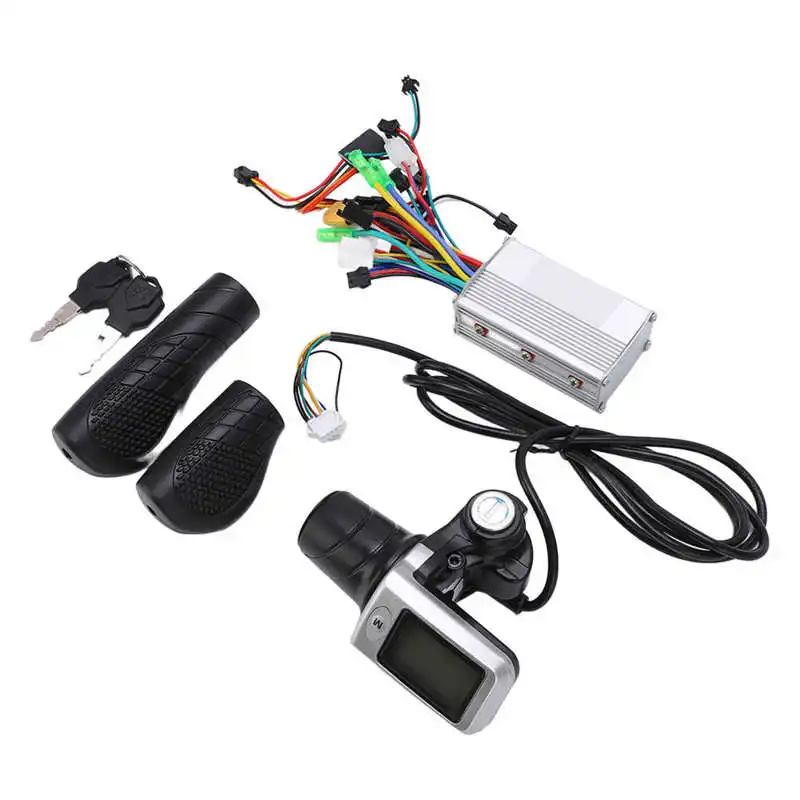 

Motor Controller Electric Motorbike Kit Good Heat Dissipation LCD Display Throttle for High Performance