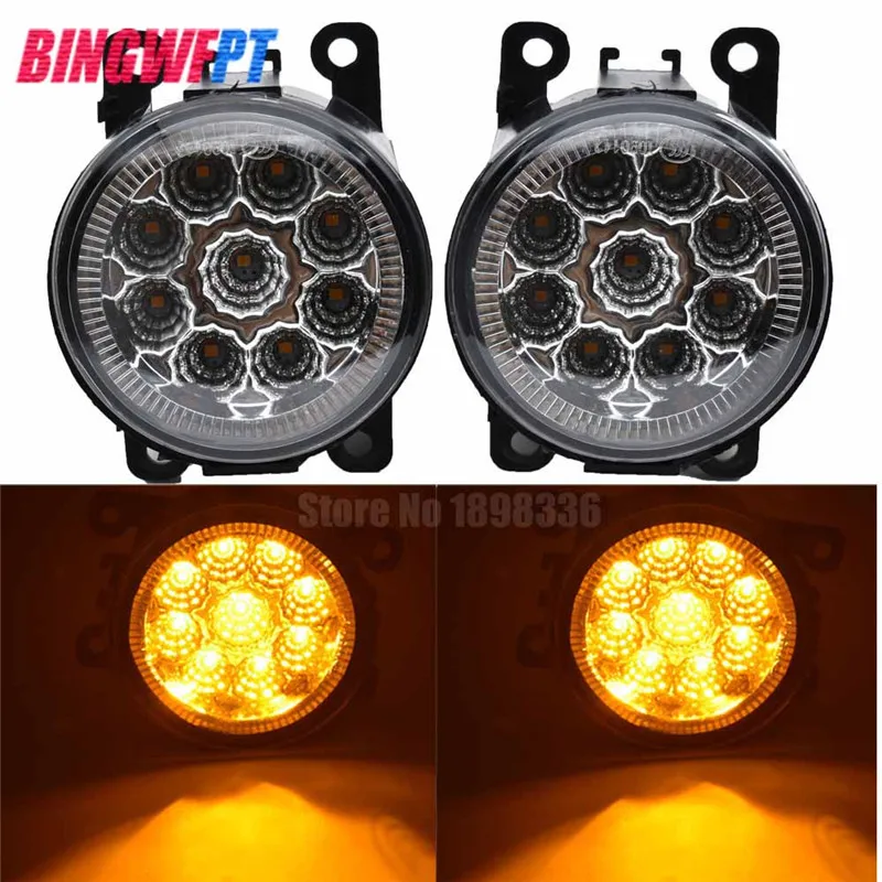 

2 шт./лот для Mitsubishi Outlander XL 2007-2013 автостайлинг передний бампер светодиодные противотуманные фары Галогенные Противотуманные фары