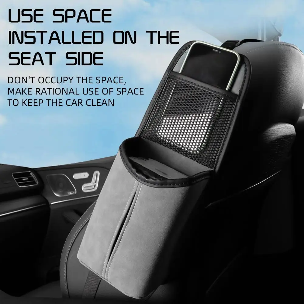 

Car Seat Side Storage Bag Organizer Multi-functional Hanging Pouch Mobile Phone Water Cup Stuff Holder