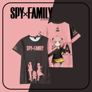 Anime Spy x Family 3D Print T-Shirts Streetwear Men Women Fashion O-Neck Oversized T Shirt Harajuku Kids Boys Tees Tops Clothing